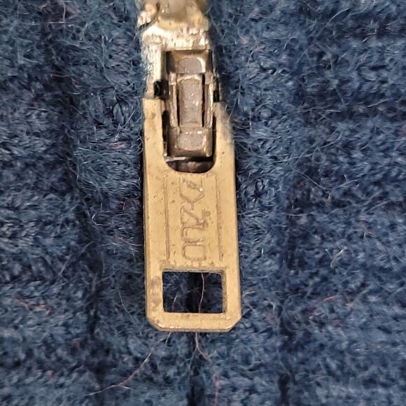 Vintage 80s Native-American Zip Sweater S/M 20x24 Tribal - Picture 2 of 10